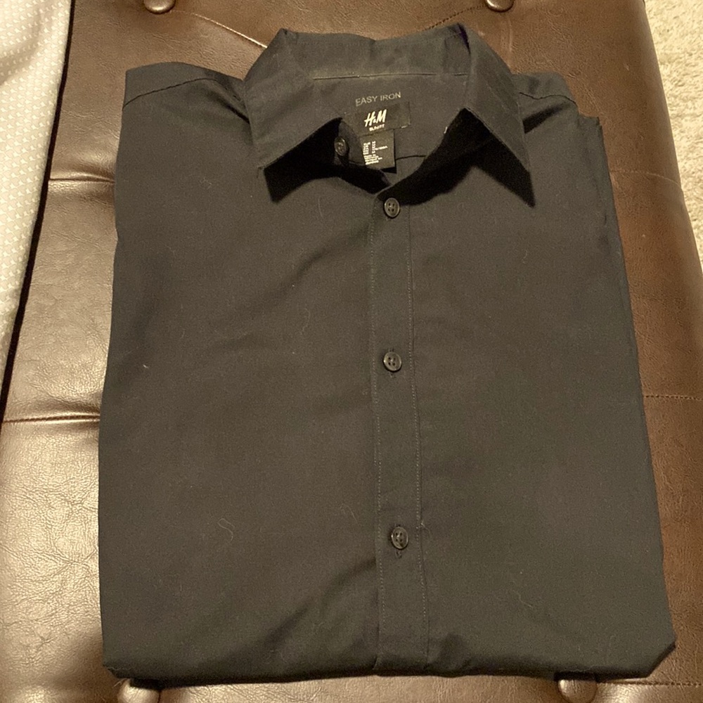 Black Long Sleeve Dress Shirt